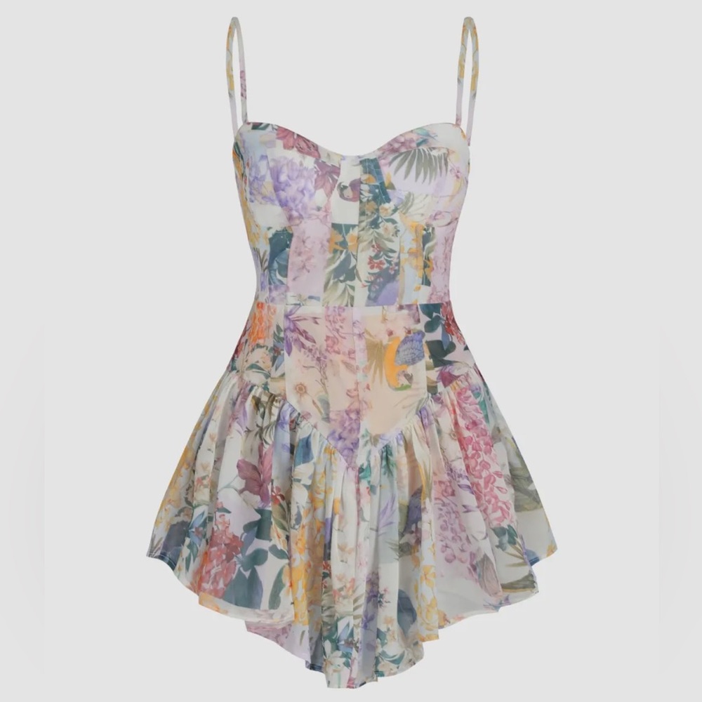 Flowy Flower Print Dress 🍃🌷🌸 S